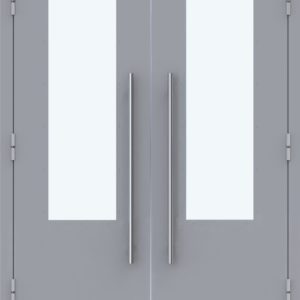 Двухстворчатая алюминиевая дверь GFTD602